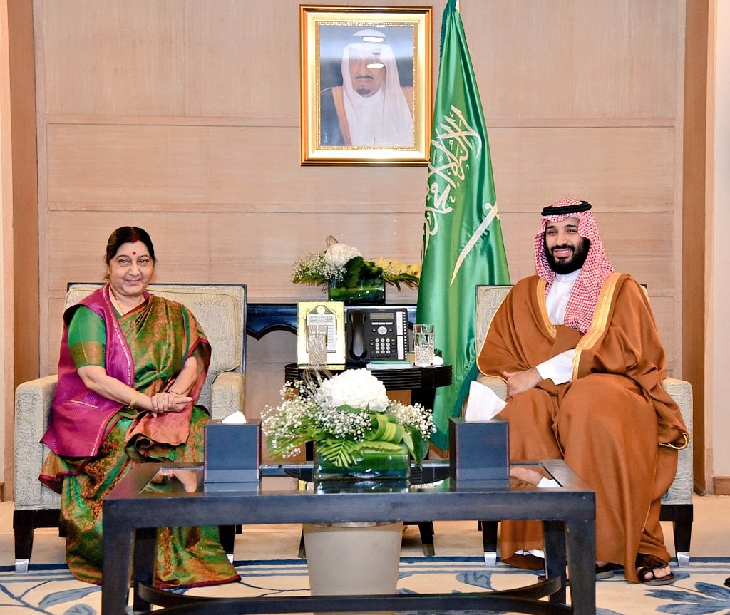 Sushma Swaraj Calls On Saudi Crown Prince, Focus On Expanding Strategic Ties