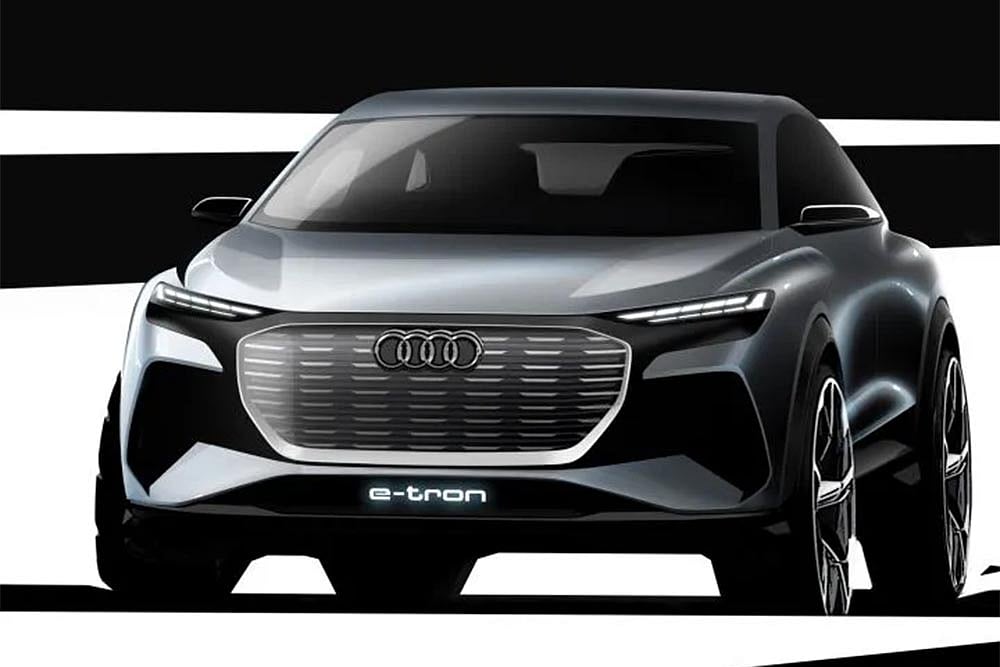 Audi Q4 E-Tron Concept Teased Ahead Of Geneva Debut