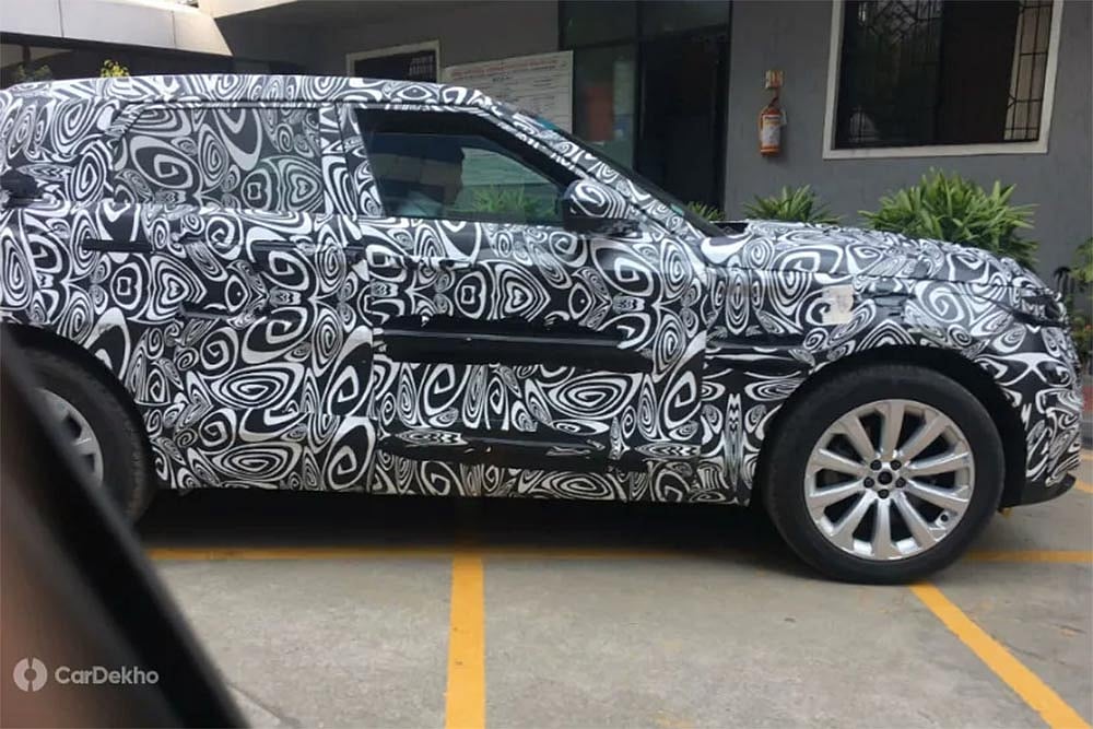 New Range Rover Evoque Spied In India