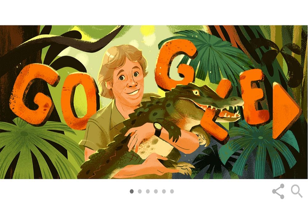 Google Remembers 'The Crocodile Hunter' Steve Irwin On Birth Anniversary With Doodle