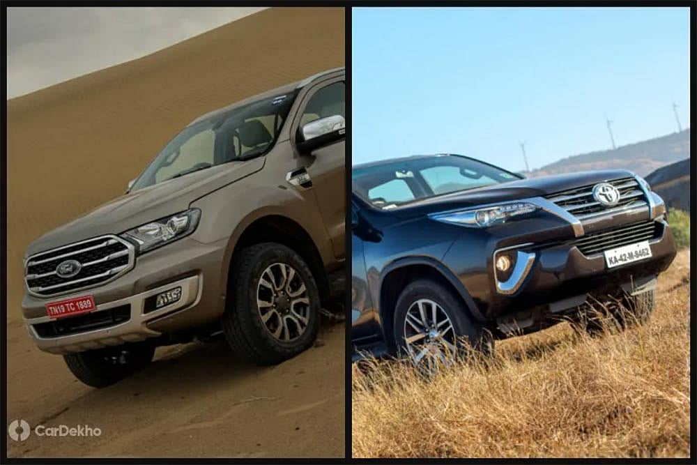 Ford Endeavour 2019 vs Toyota Fortuner: In Pics