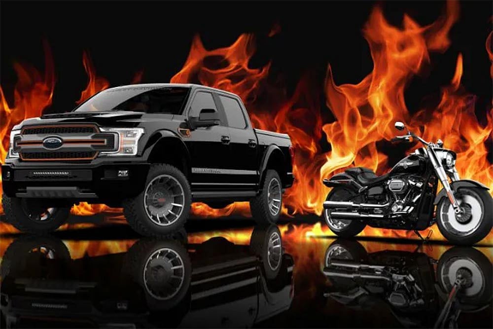 What’s Even Manlier Than A Pickup Truck? A Harley-Davidson Pickup Truck!