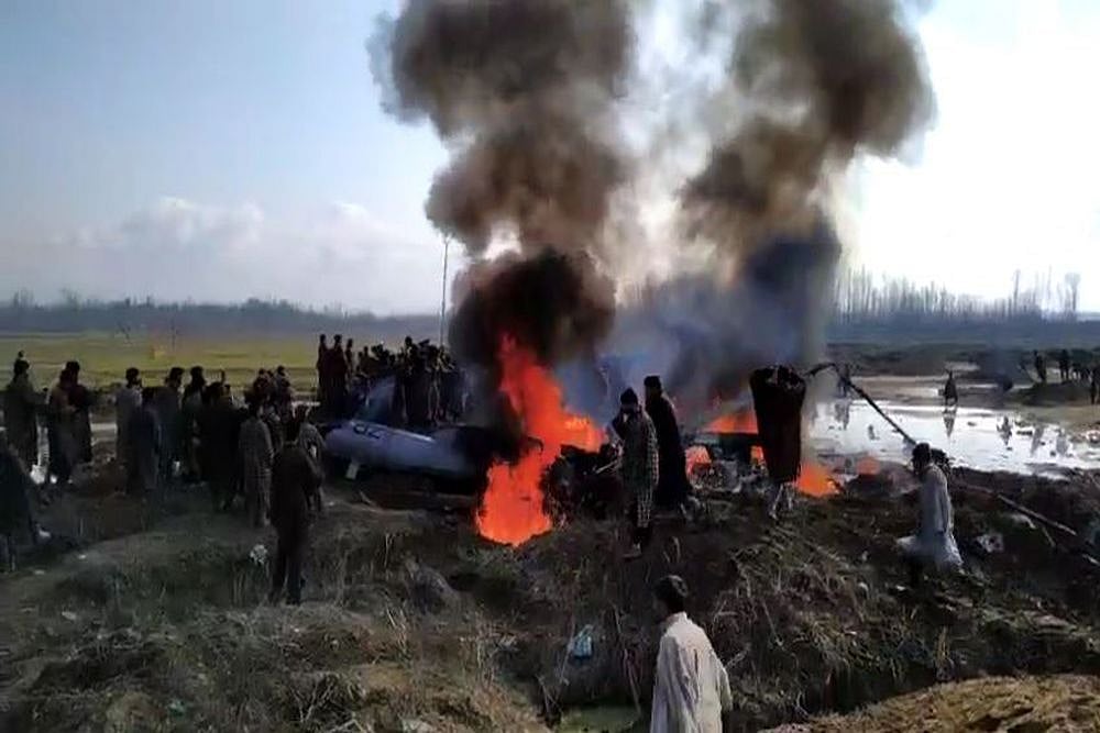 IAF Aircraft Crash In J&K's Budgam, 5 Killed