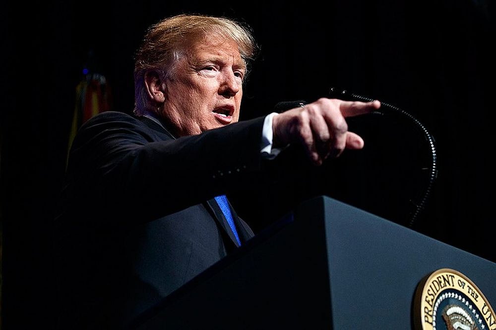 US President Donald Trump