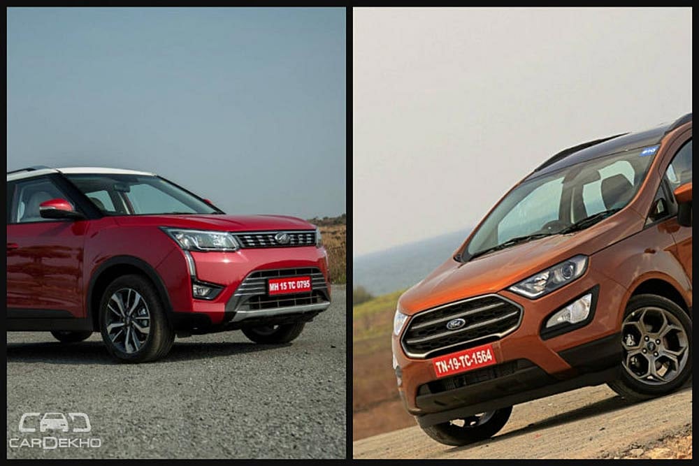 Mahindra XUV300 vs Ford EcoSport: In Pics