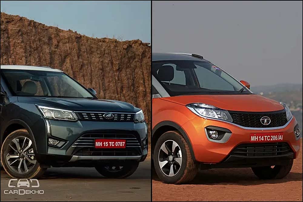 Mahindra XUV300 Vs Tata Nexon: Pics Comparison