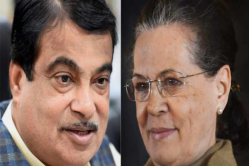 Sonia Gandhi Leads Congress MPs To Laud Nitin Gadkari's Performance As Transport Minister