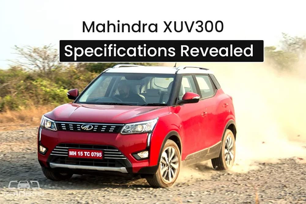 Mahindra XUV300 Specifications Revealed Ahead Of Launch