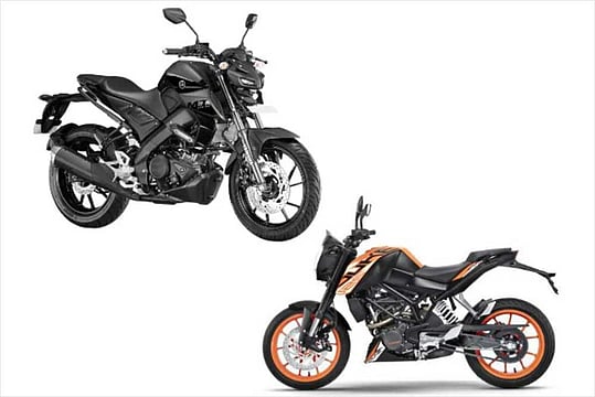 Yamaha MT-15 vs KTM 125 Duke: Spec Comparison