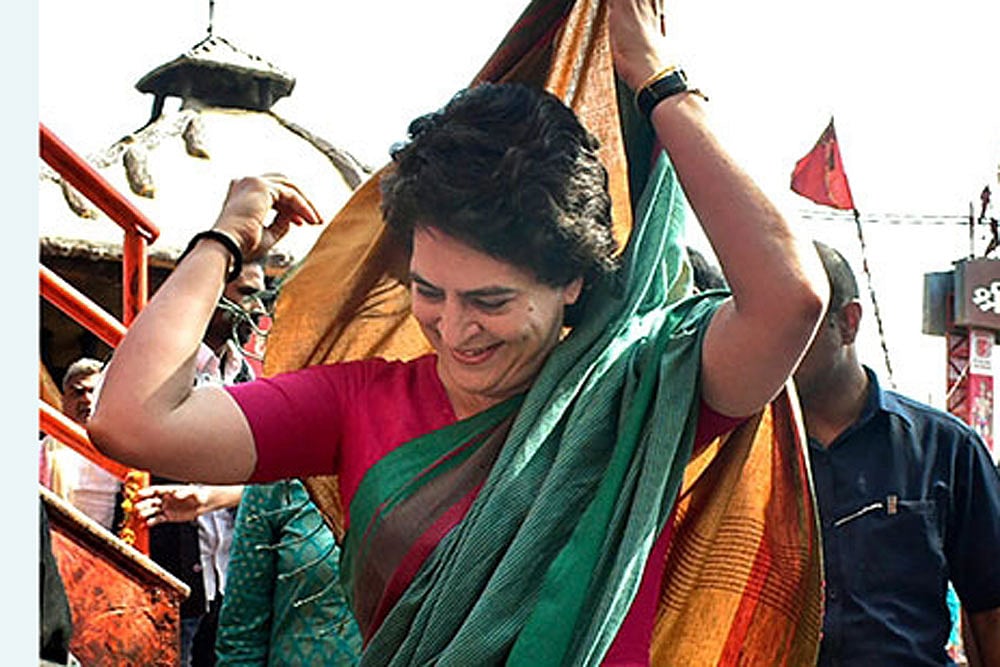 BJP, Congress Workers Fight As Priyanka Gandhi Visits Varanasi
