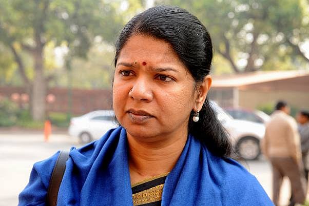File photo of DMK leader Kanimozhi