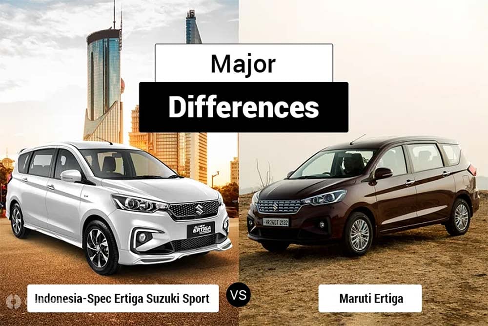 Ertiga Suzuki Sport (Indonesia) vs Maruti Ertiga: Major Differences
