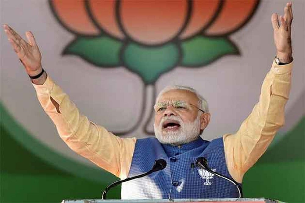 Narendra Modi said India is moving rapidly on the path of development