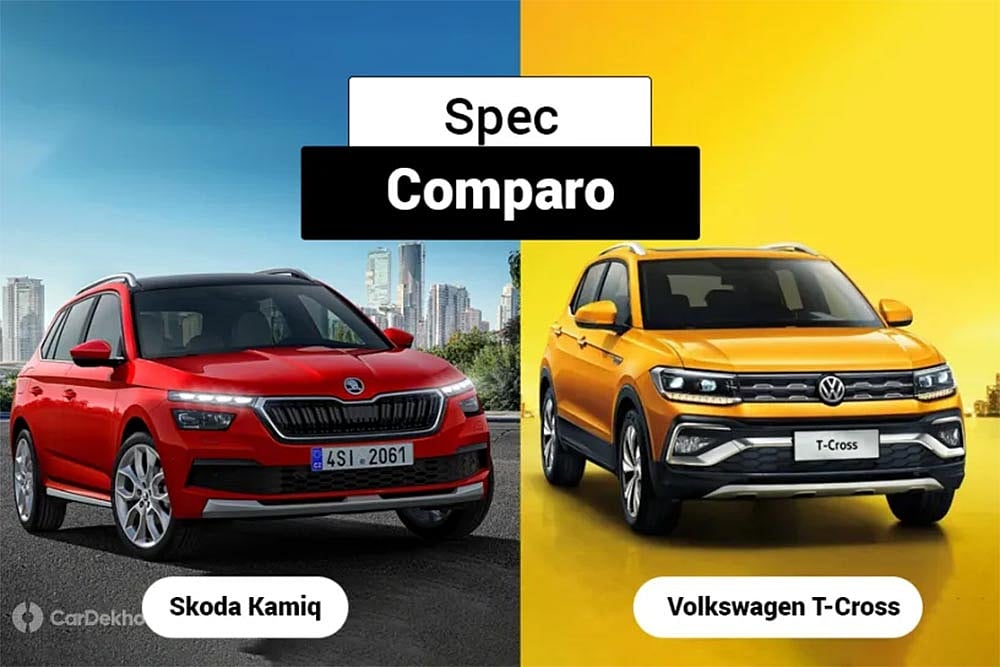 Skoda Kamiq vs Volkswagen T-Cross: Spec Comparison