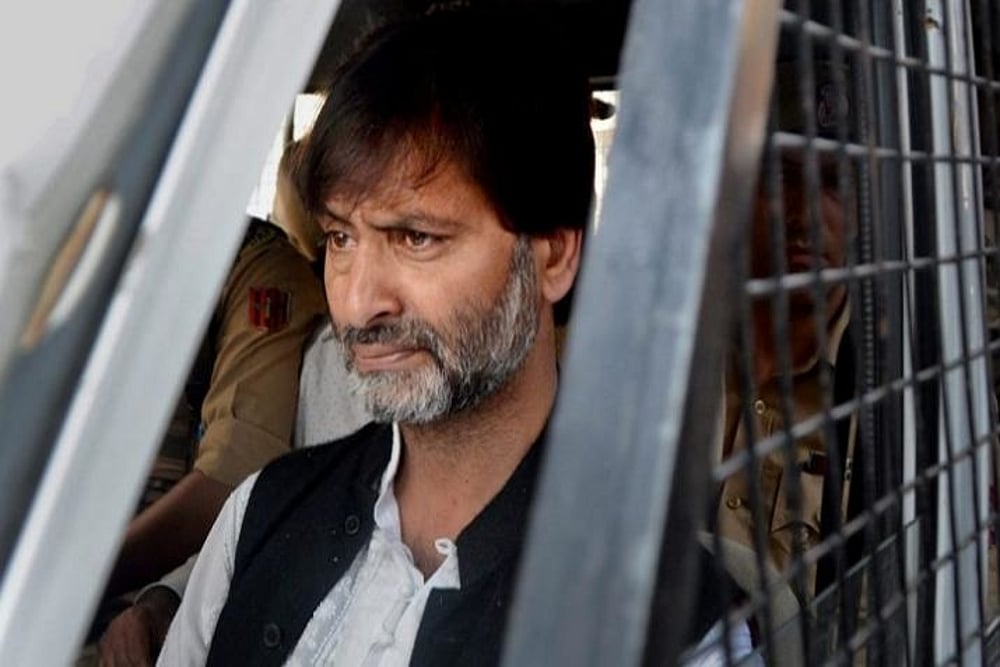 PTI :  J&K separatist leader Yasin Malik |
