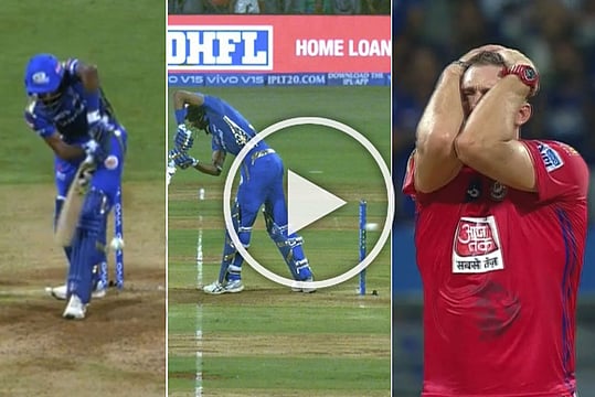 IPL 2019: Ball Hits Hardik Pandya's Leg Stump, And Umpire Calls A Wide – Watch The Unreal Scene