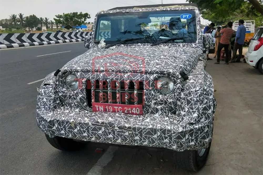 2020 Mahindra Thar Spied Again, Interior Revealed