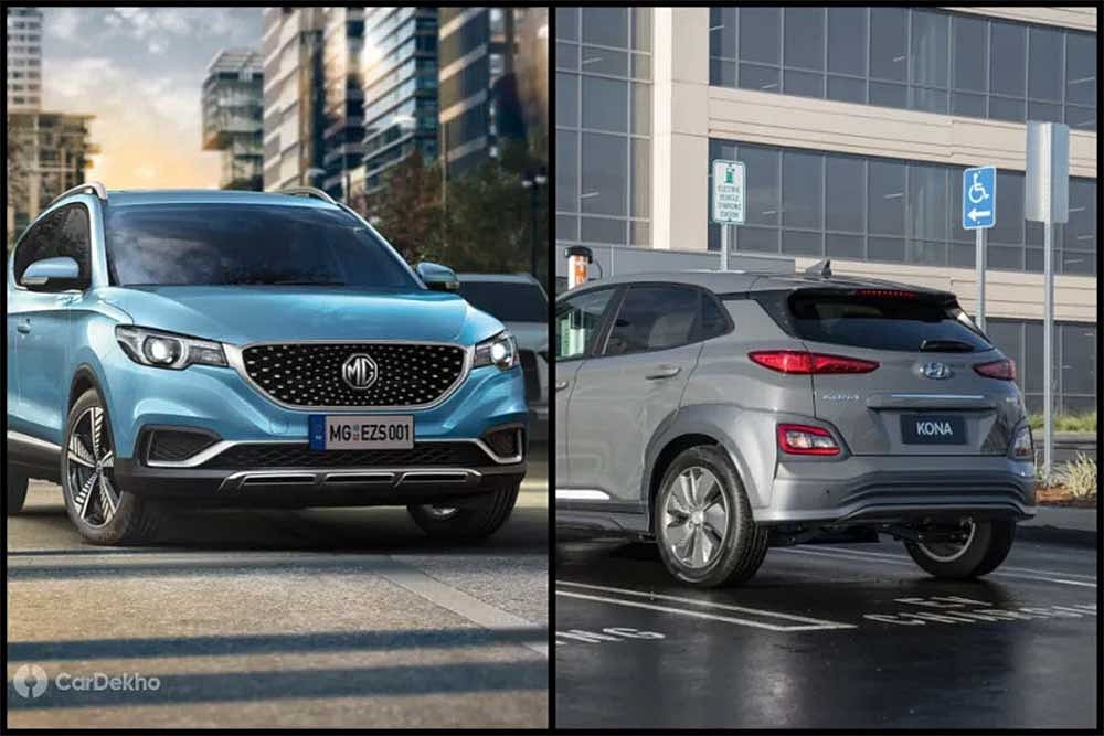 MG eZS Vs Hyundai Kona Electric: In Pics