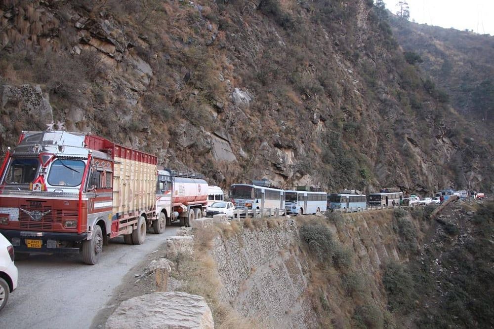 Restrictions On Traffic On Jammu-Srinagar Highway Partially Relaxed