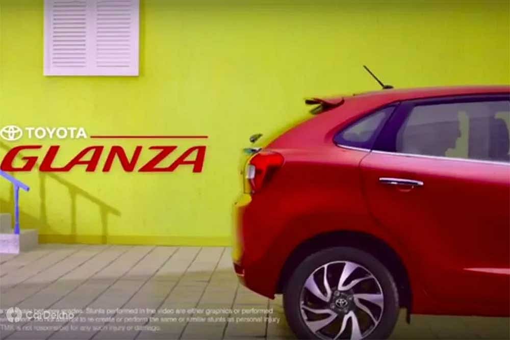 Toyota Glanza Teaser Draws Similarities With Maruti Baleno