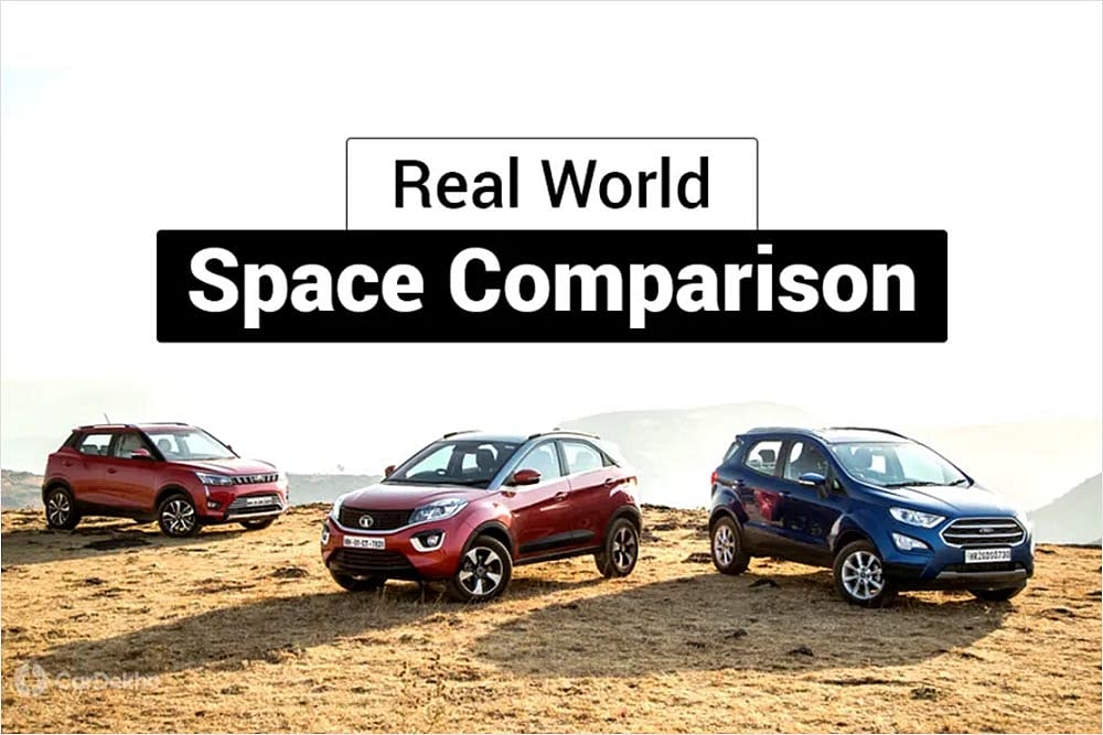 Mahindra XUV300 vs Maruti Vitara Brezza vs Tata Nexon vs Ford EcoSport vs Honda WR-V: Real-world Space Comparison
