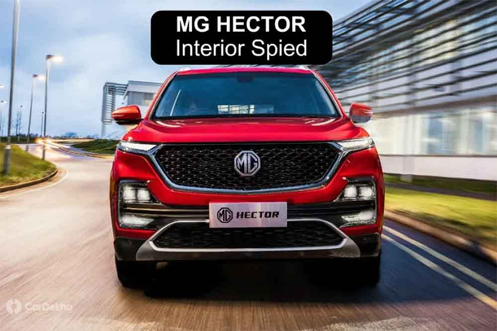 MG Hector To Get Two Interior Colour Schemes - All-Black & Black-Beige?