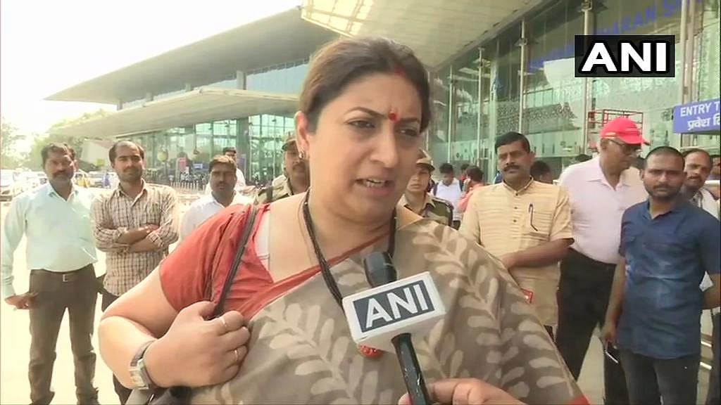Smriti Irani Counters Rahul Gandhi’s Attack On BJP Poll Manifesto, Says Rahul Gandhi Obsessed With BJP