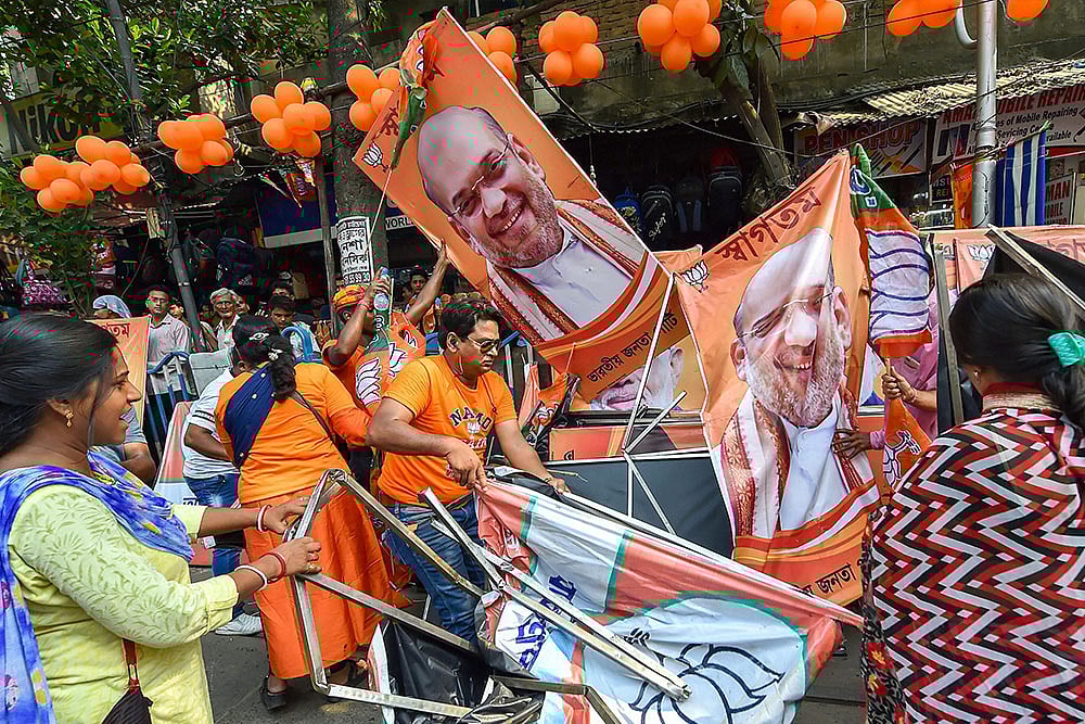 Trinmaool Congress Workers Behind Kolkata Clashes, Says Amit Shah; Calls EC 'Mute Spectator'