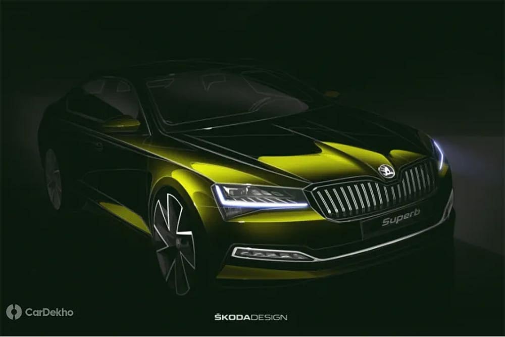 Skoda Reveals 2019 Superb’s Matrix Headlamps, Dynamic Turn Indicators