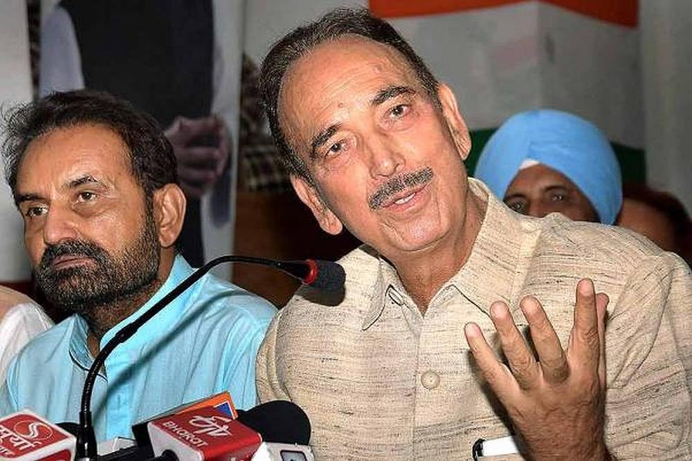 Congress leader Ghulam Nabi Azad