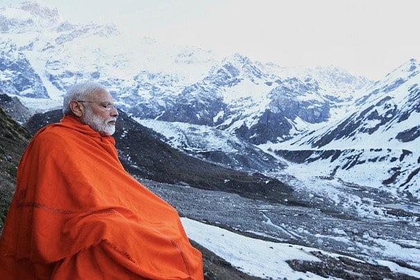 Five years ago PM Modi went on a similar meditation exercise in a Kedarnath cave after the 2019 poll campaign.

