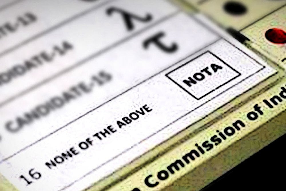 After 10 years of introduction of the NOTA, the number of voters choosing it still remains low