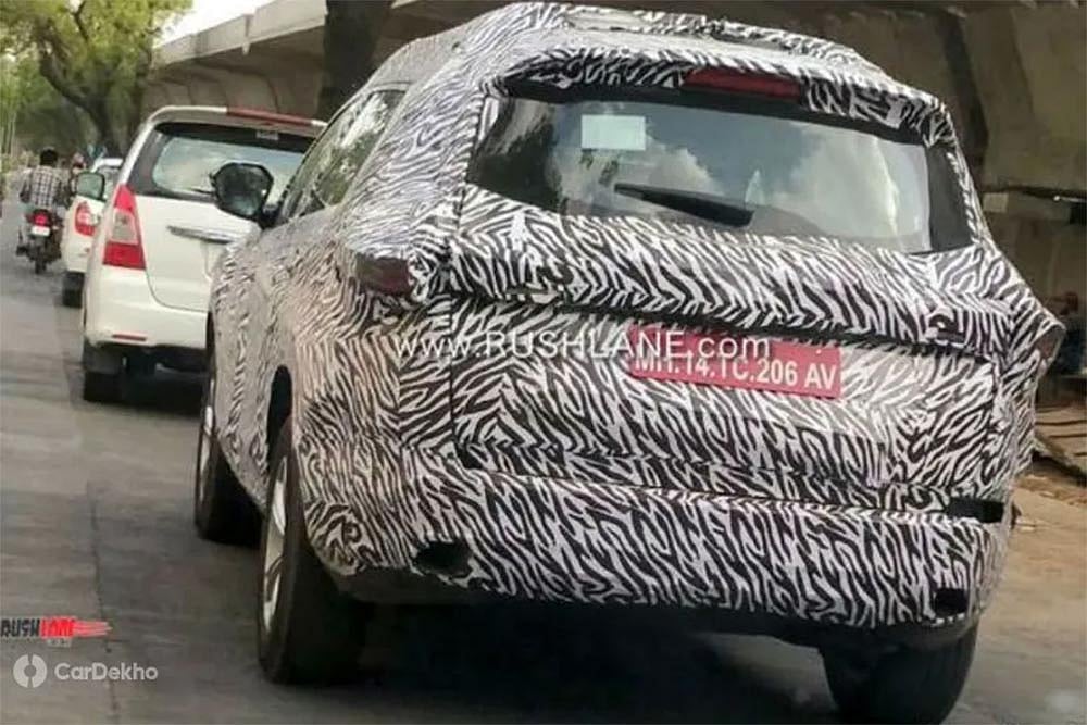 Tata Harrier 7-Seater Spied Testing Yet Again