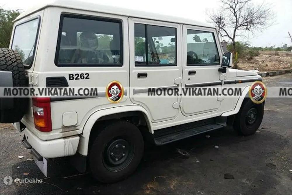 2019 Mahindra Bolero Spied With Airbag, Rear Sensors