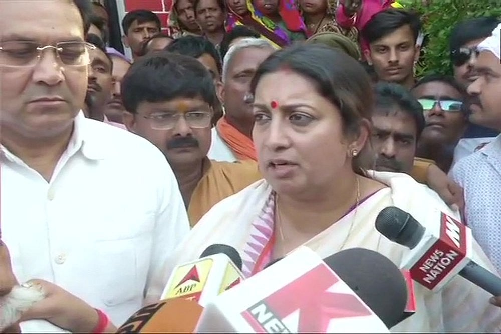 Smriti Irani Replies To Rahul Gandhi's 'Take Care Of Amethi' Remark, Urges BJP Workers To Exercise Restrain