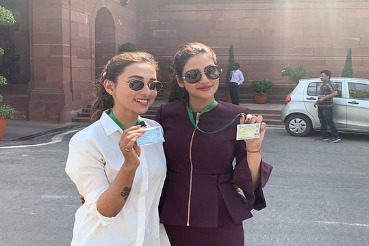 TMC MPs Mimi Chakraborty, Nusrat Jahan Trolled For Wearing Western Attire On First Day To Parliament