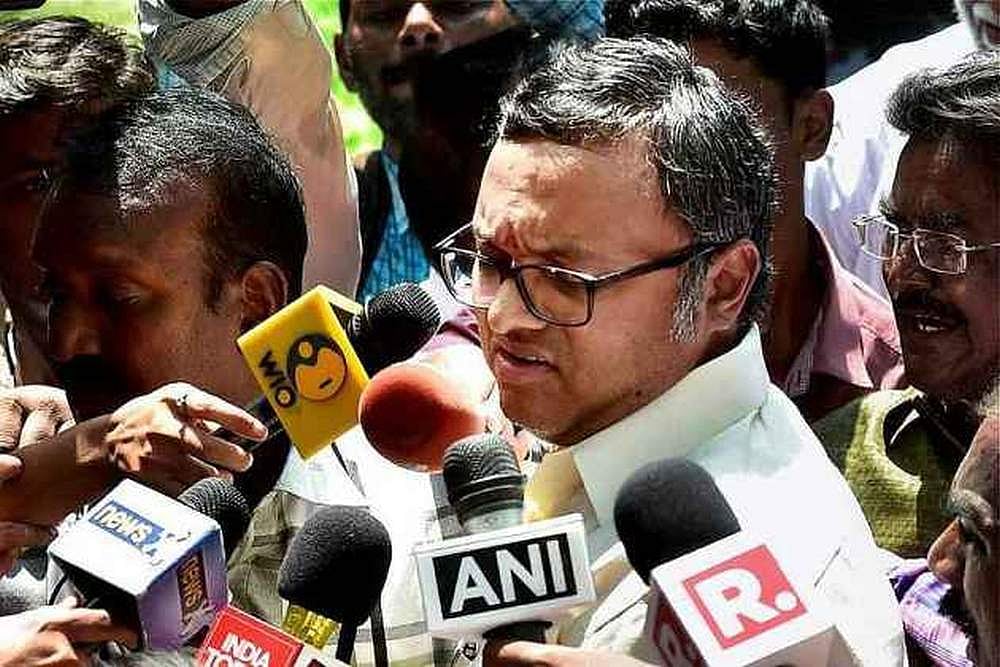 Karti Chidambaram's Plea Seeking Return Of Rs 10 Cr Deposit Dismissed By SC