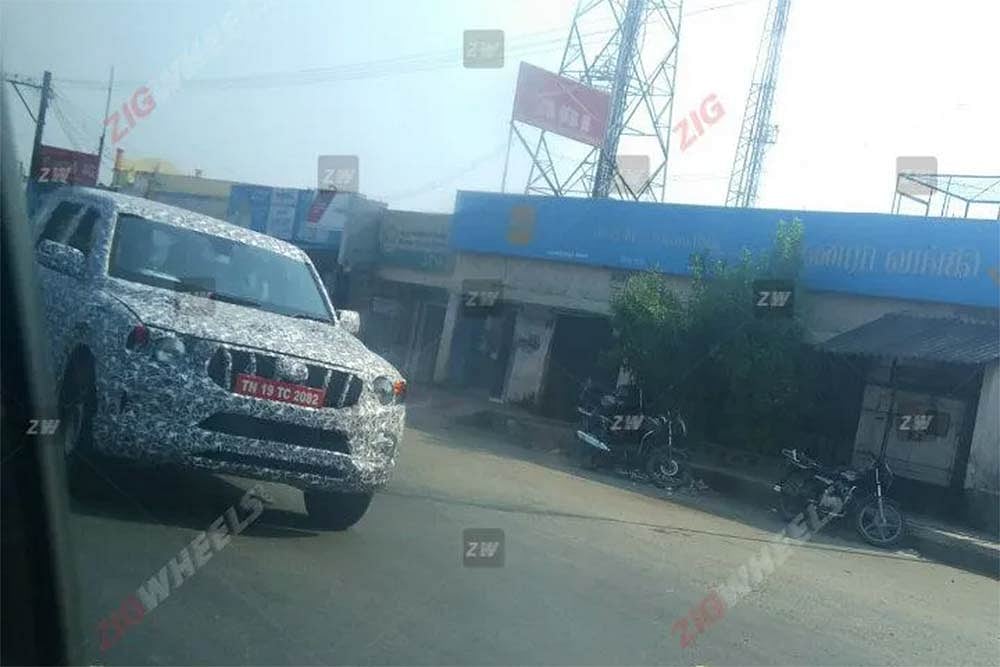 2020 Mahindra Scorpio Spied Testing Again; Looks BIG!