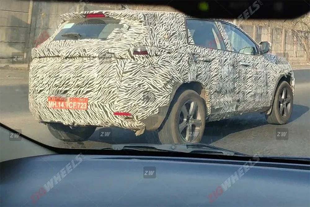 Tata Harrier 7-Seater Spied Testing Ahead Of Its Launch