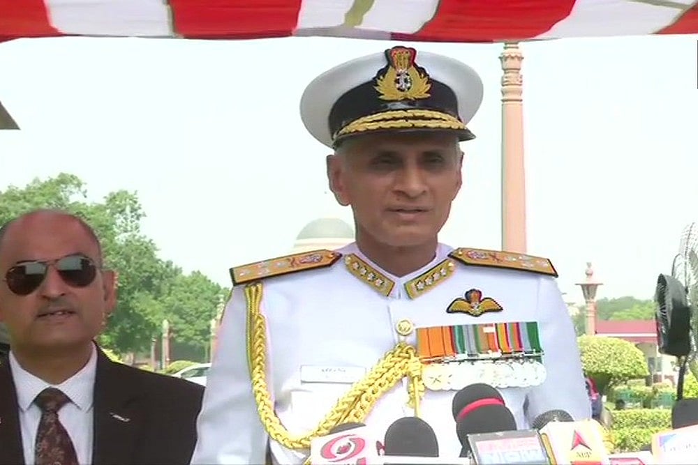 Admiral Karambir Singh Sworn In As Chief Of Naval Staff