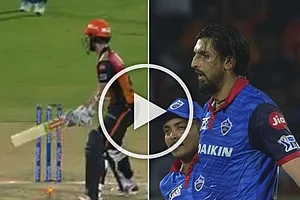 IPL 2019 Eliminator, DC Vs SRH: In A Rare Occasion, 'Nelson' Strikes Twice In Delhi Capitals-SunRisers Hyderabad Match – WATCH