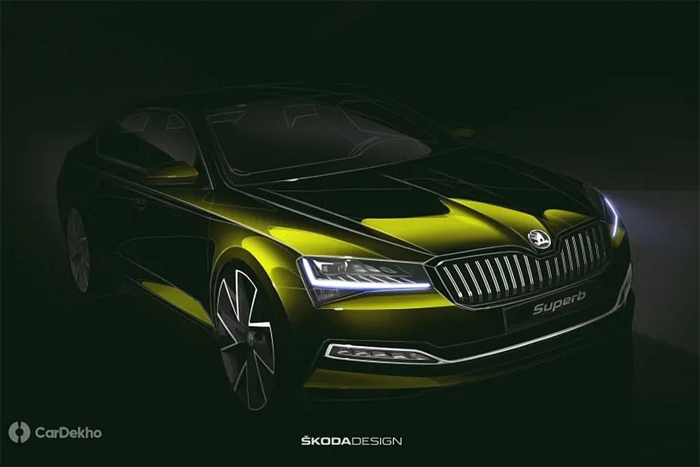 2019 Skoda Superb Official Sketch Revealed