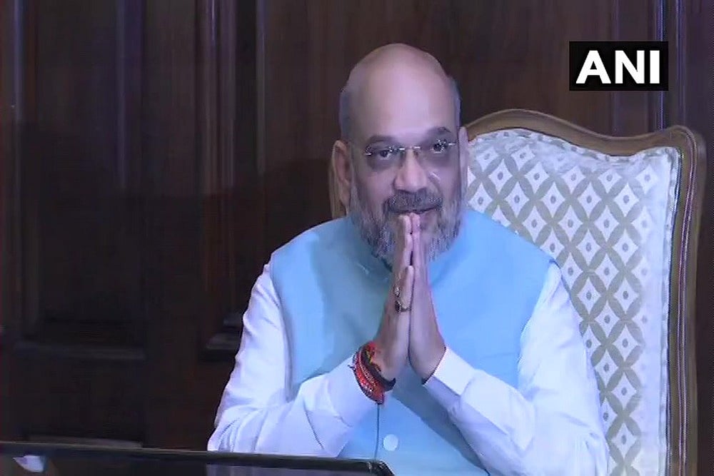 BJP President Amit Shah Takes Charge As Union Home Minister