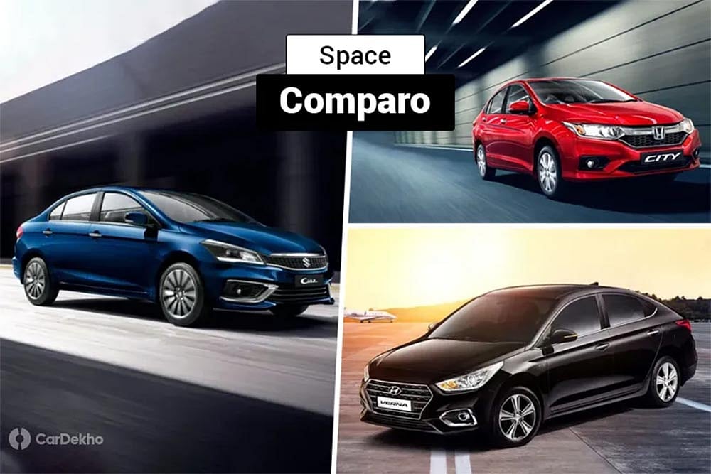Maruti Suzuki Ciaz Vs Honda City Vs Hyundai Verna: Which Compact Sedan Offers More Space?