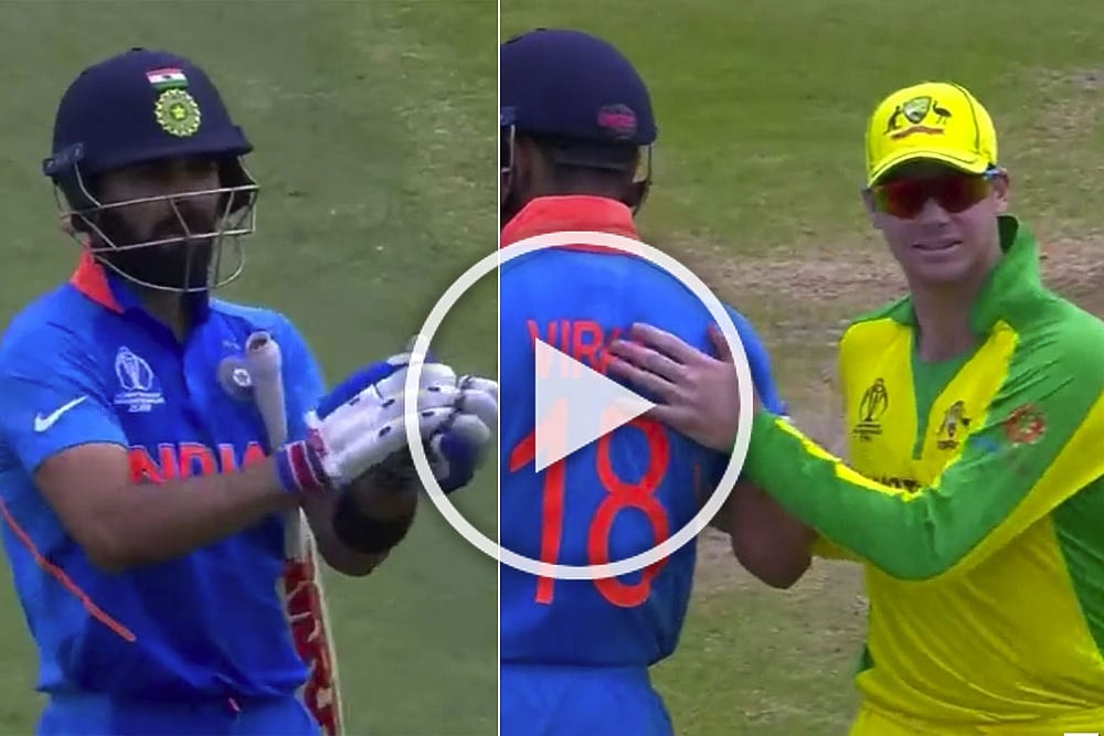 Cricket World Cup, IND Vs AUS: Virat Kohli Earns Praise For Saving Bete Noire Steve Smith From Rowdy Indian Fans – WATCH
