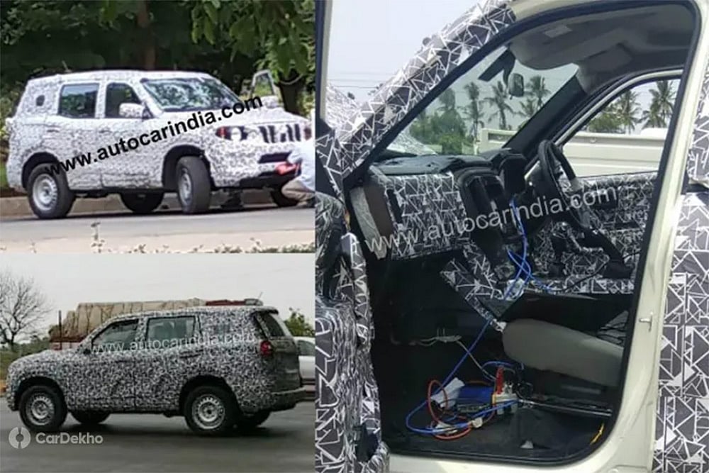 Next-Gen Mahindra Scorpio Interior Spied For The First Time