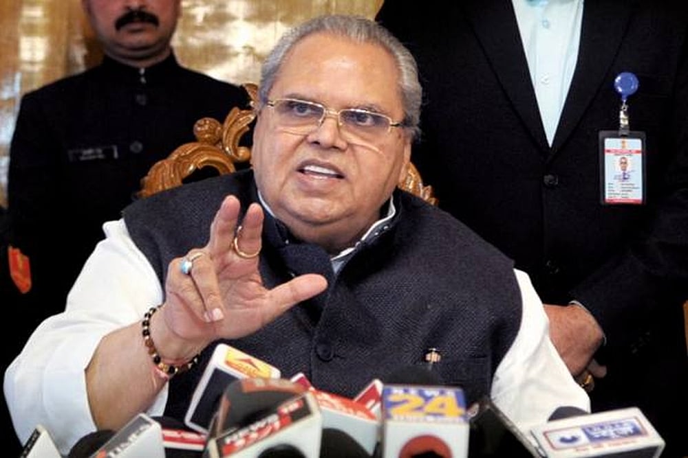 J&K Governor Satya Pal Malik Urges Militants To Give Up Arms, Invites Them For Talks