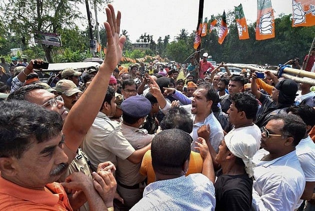 Post-Poll Violence in Bihar's Saran district