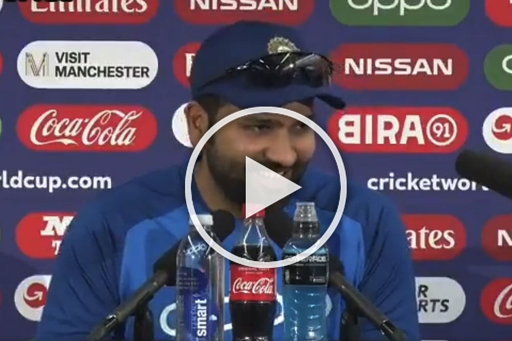 IND Vs PAK, ICC Cricket World Cup 2019: Rohit Sharma Trolls Pakistani Journalist In Hilarious Manner – WATCH