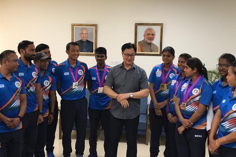 Sports Minister Kiren Rijiju Meets Indian Archers, Promises Adequate Funds For Training